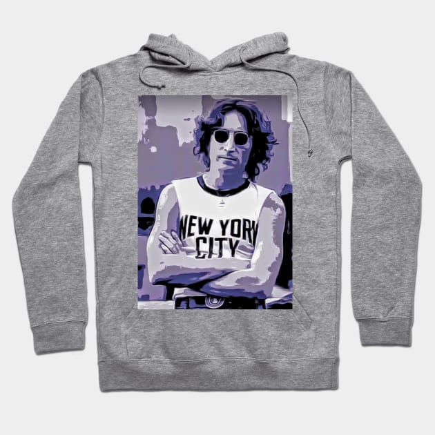 John Lennon New York City Hoodie by TRUMP STUFF